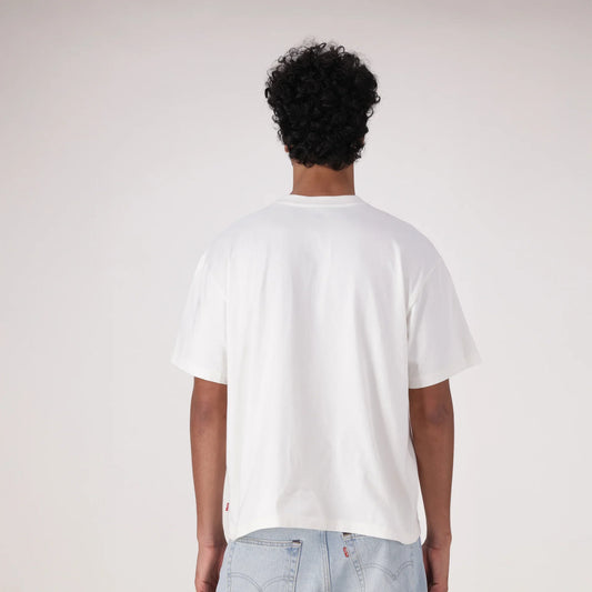 LEVI'S® MEN'S CROPPED BOXY TEE - WHITE