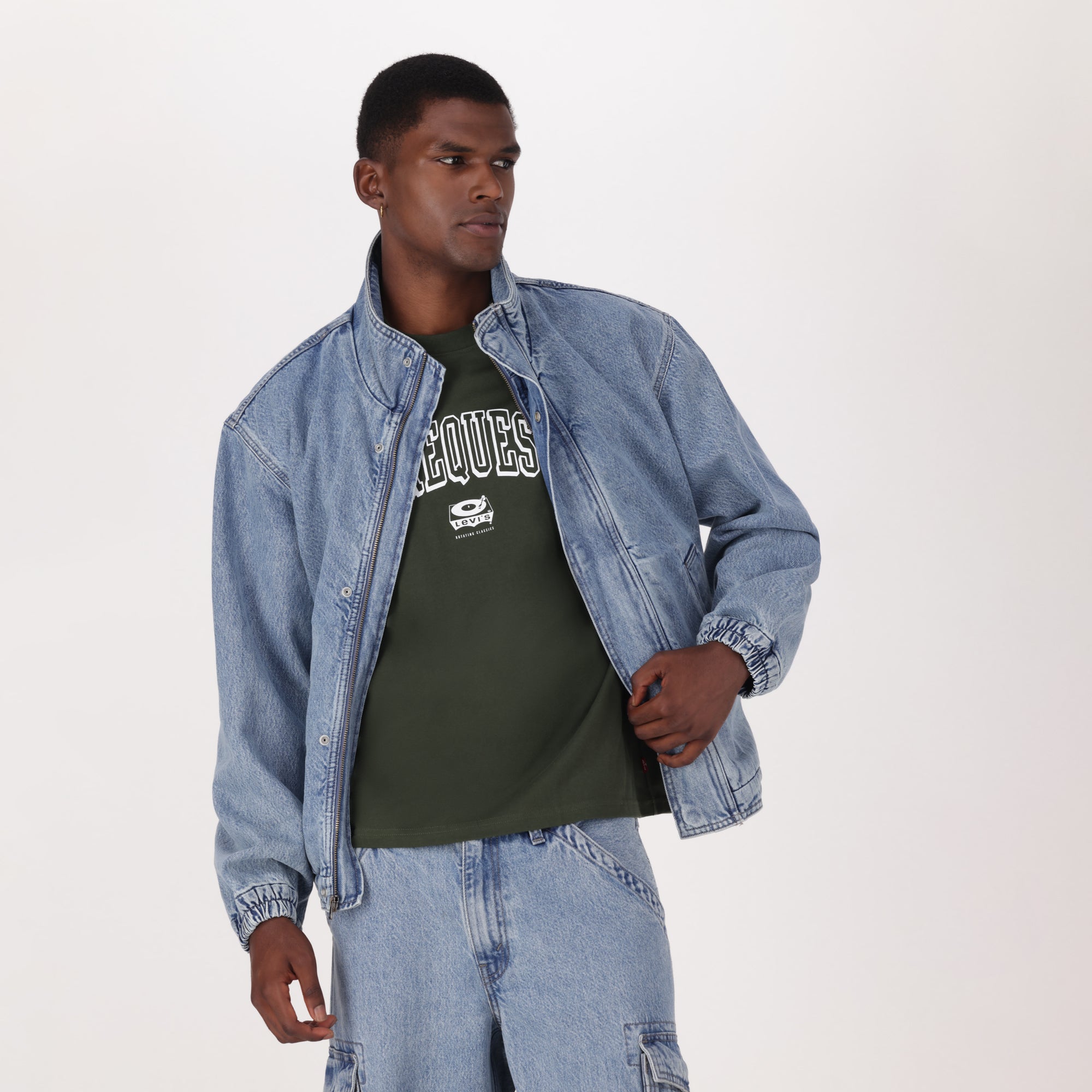 LEVI'S® MEN'S GRAPHIC BOXY TEE - GREEN