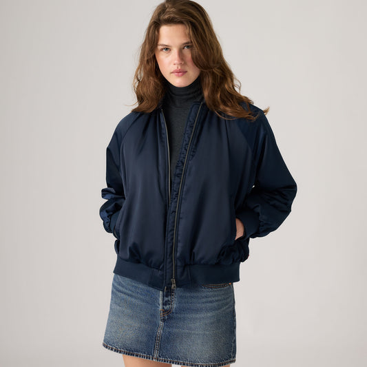 LEVI'S® WOMEN'S RUTH BOMBER JACKET - BLUE