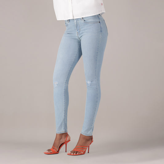 Levi's® Women's Curvy High-Rise Super Skinny - Med Indigo - Worn In