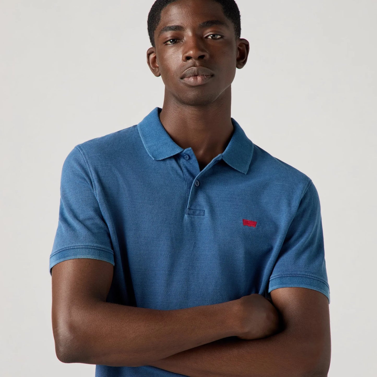 LEVI'S® MEN’S SLIM HOUSEMARK POLO SHIRT - BLUE