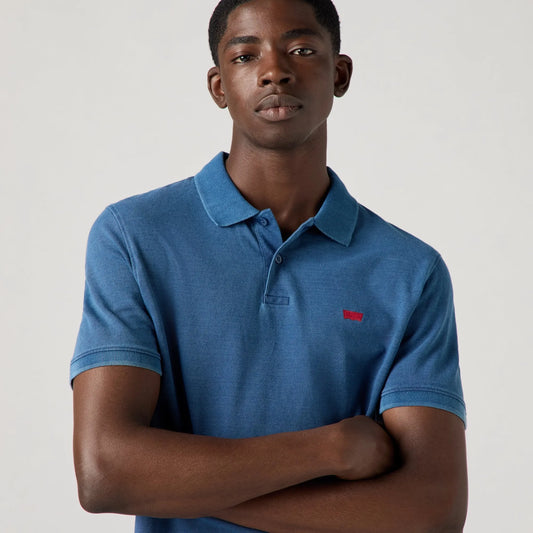 LEVI'S® MEN’S SLIM HOUSEMARK POLO SHIRT - BLUE