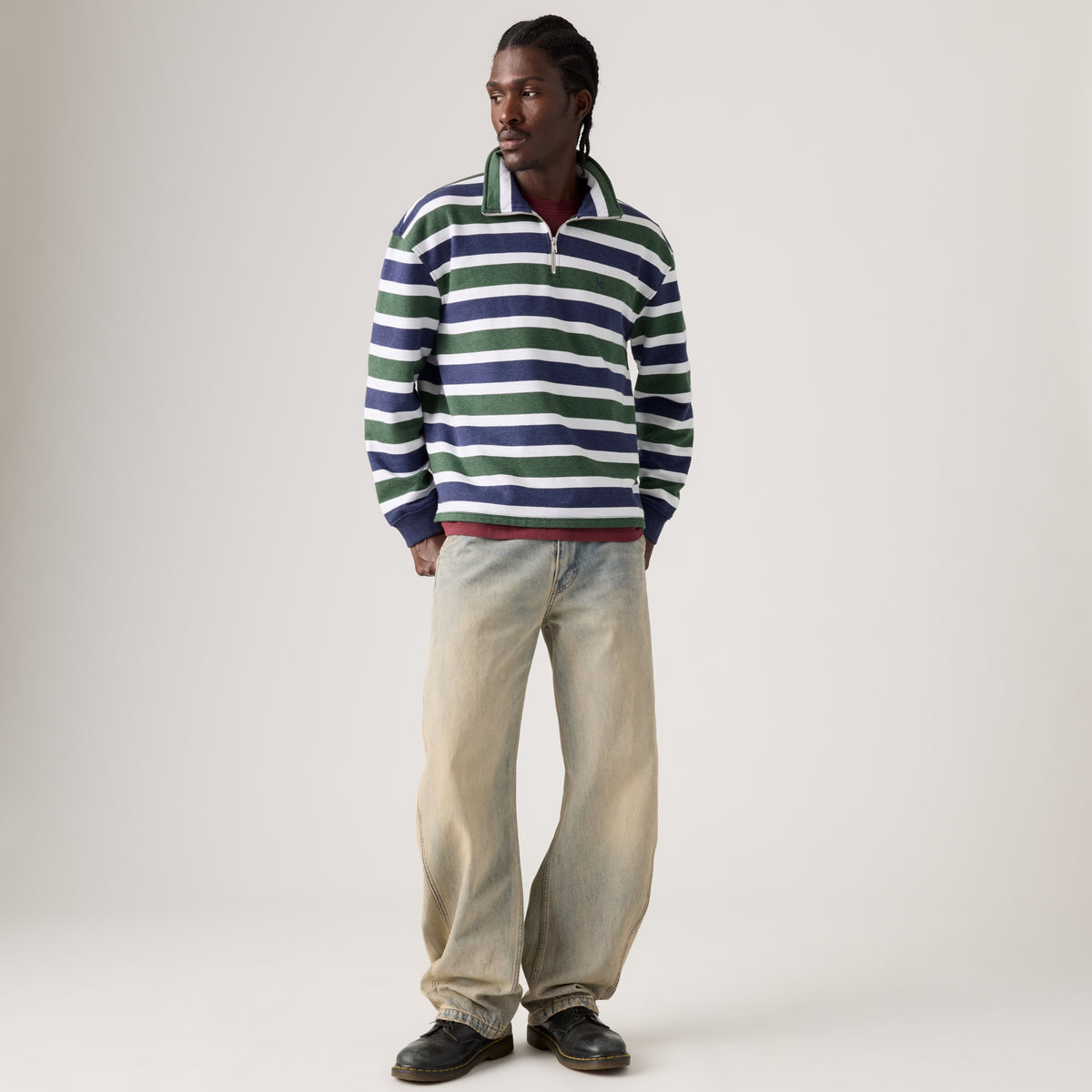 LEVI'S® MEN'S CAMERON QUARTER-ZIP - MULTI-COLOR