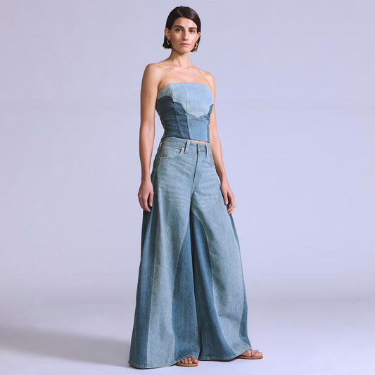 LEVI'S® BLUE TAB™ WOMEN'S MAX LOOSE JEANS - MED INDIGO - FLAT FINISH