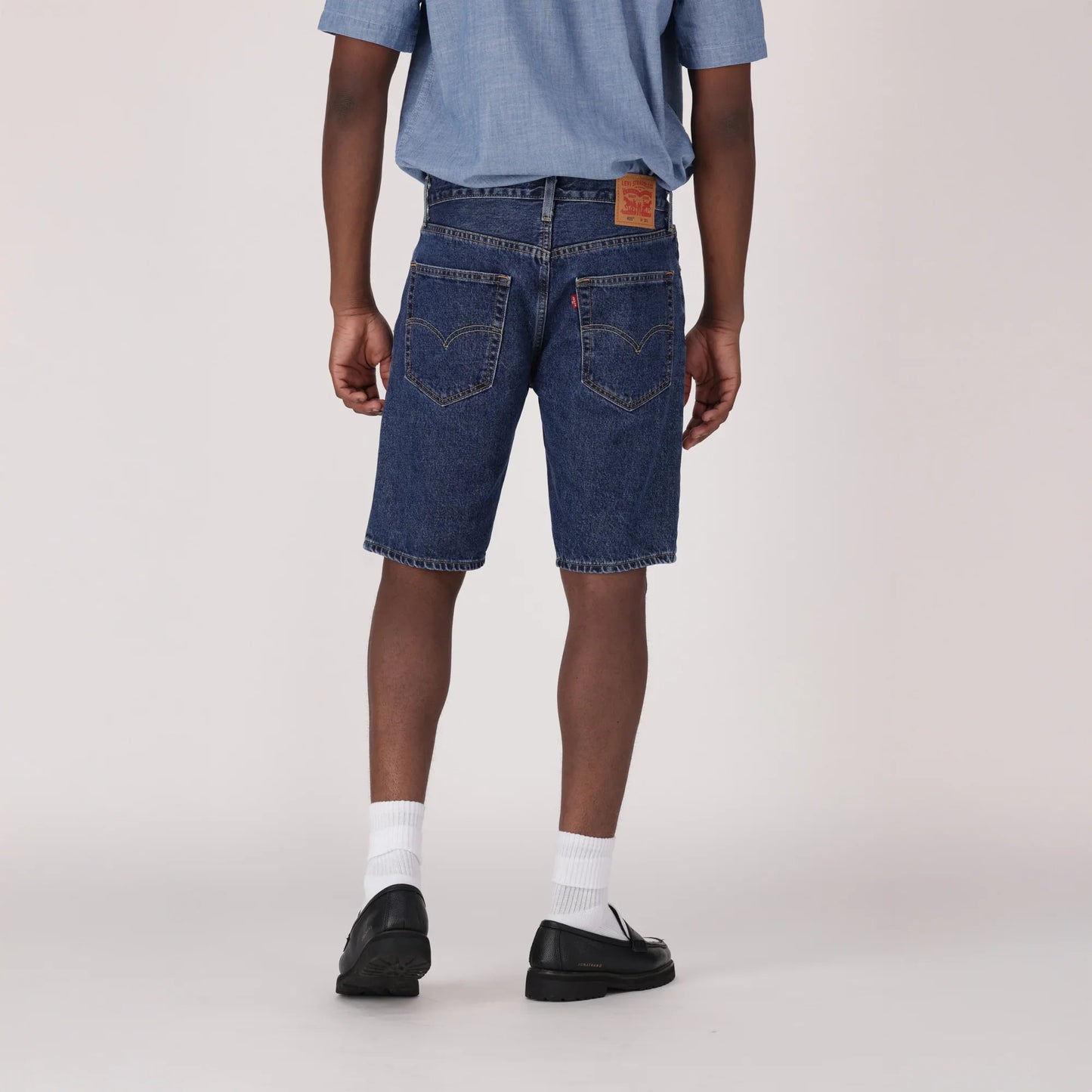 LEVI'S® MEN'S 405 STANDARD SHORTS - DARK INDIGO - FLAT FINISH