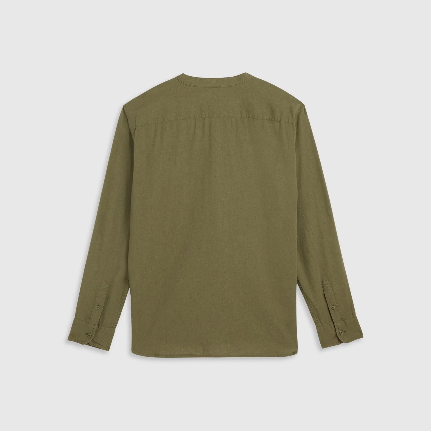LEVI'S® MEN'S BANDED COLLAR 1 POCKET SHIRT - GREEN