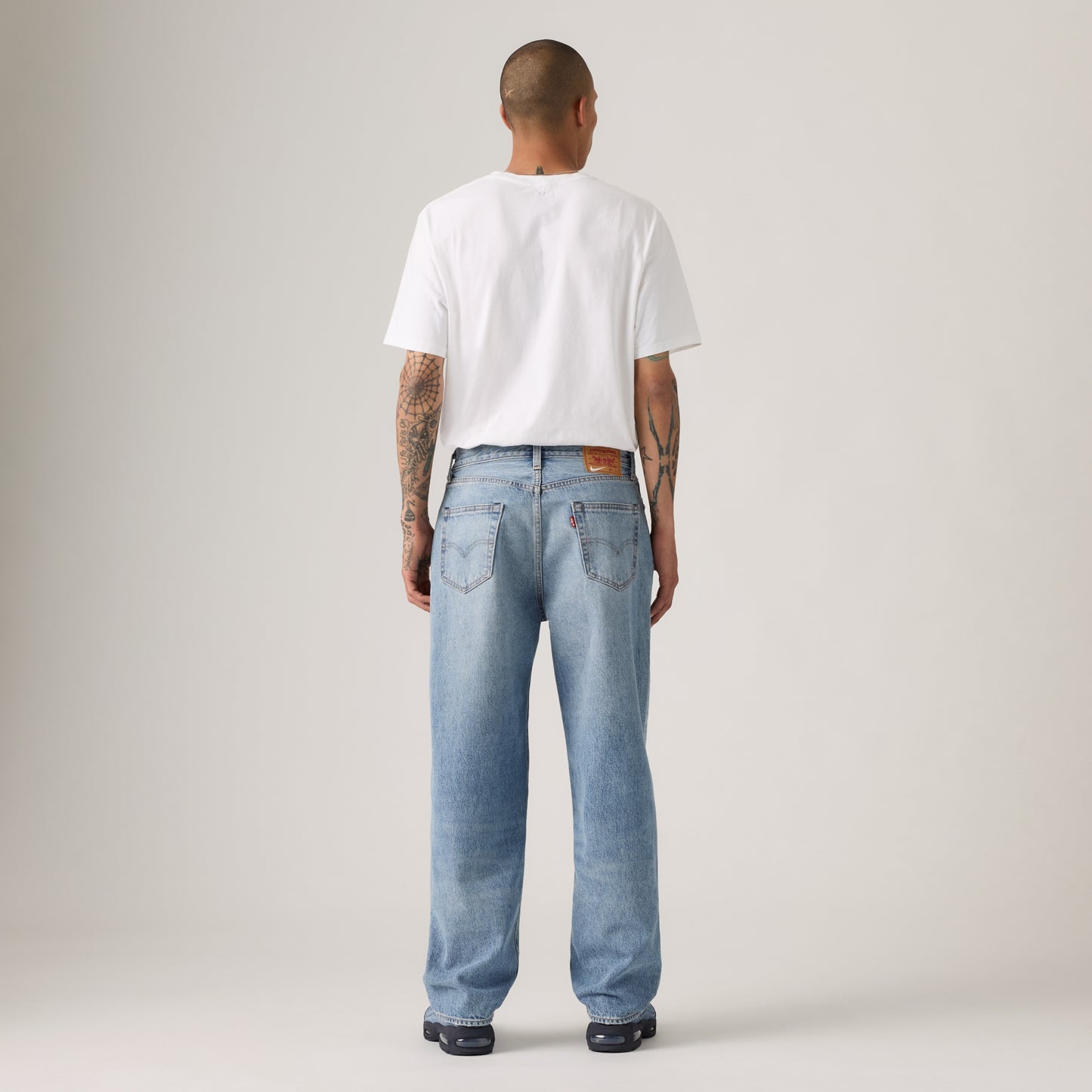 LEVI'S® X NIKE BAGGY JEANS - MED INDIGO - WORN IN