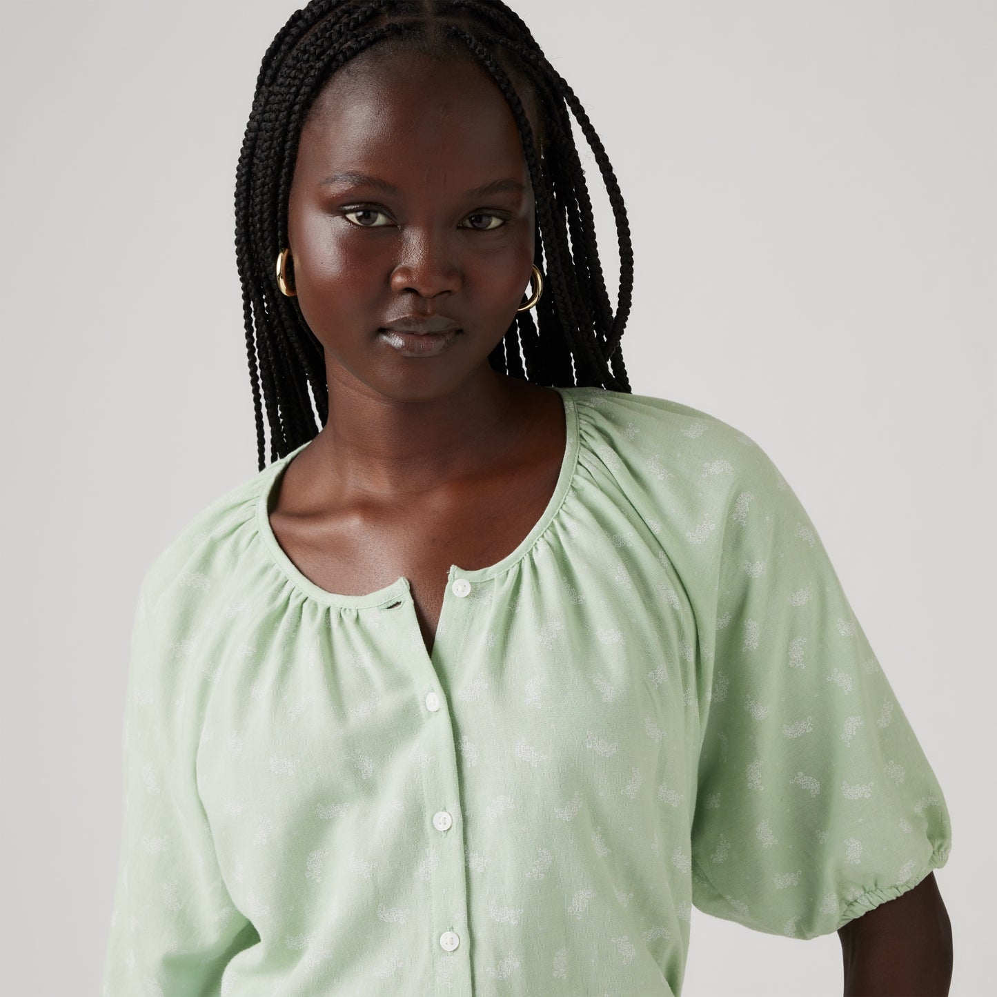 LEVI'S® WOMEN'S LEANNE BLOUSE - GREEN