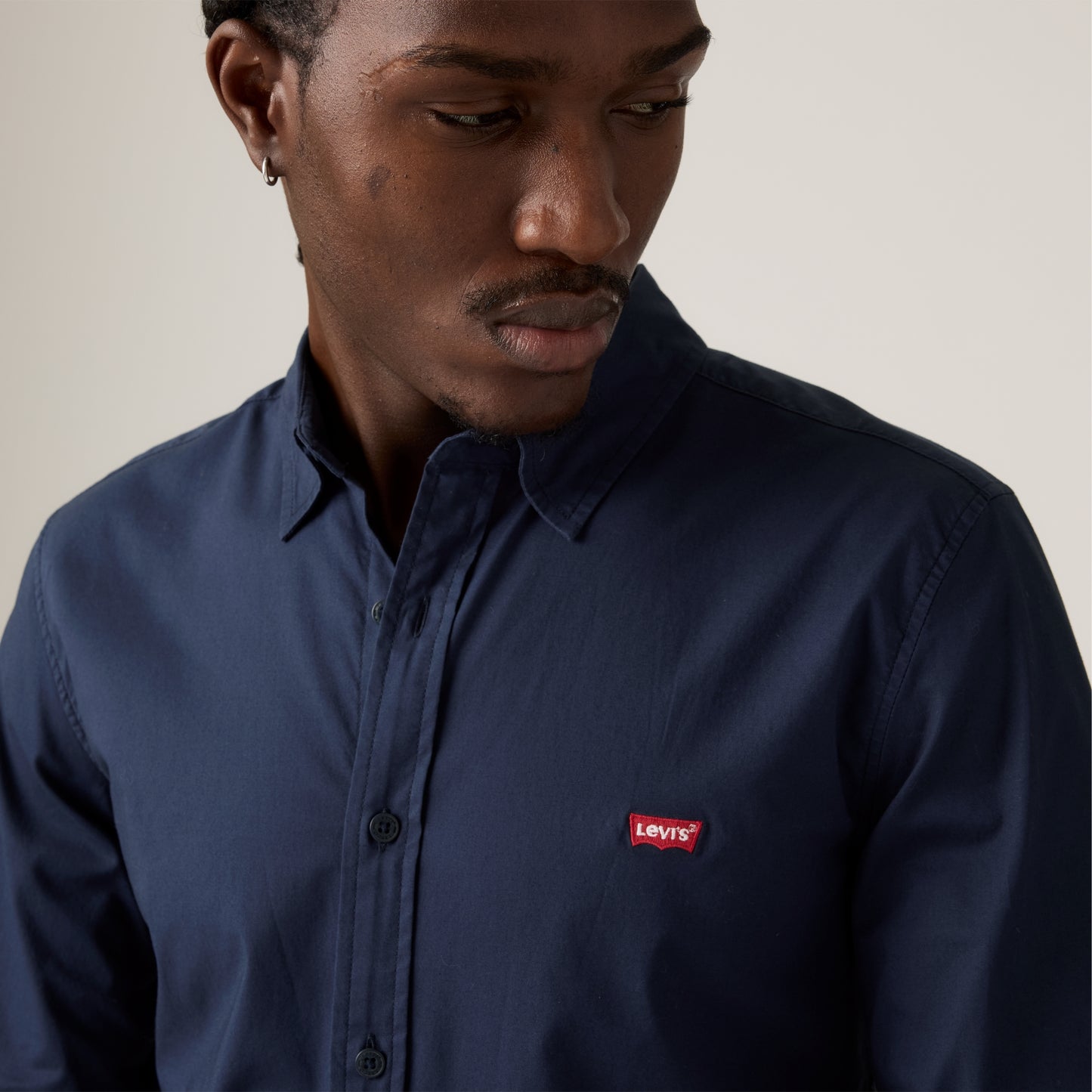 LEVI’S® MEN’S LONG-SLEEVE BATTERY HOUSEMARK SHIRT - BLUE