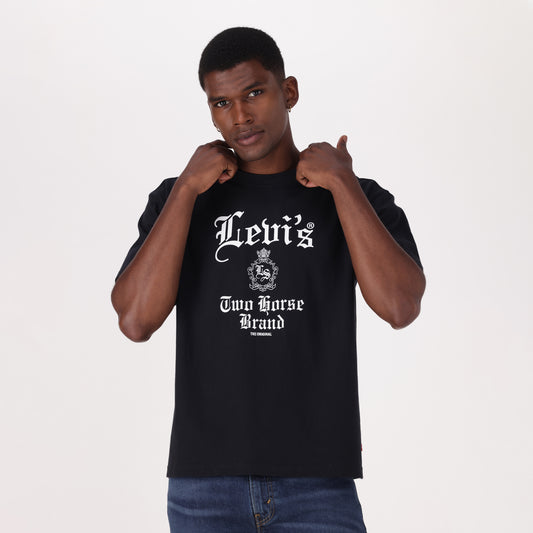 LEVI'S® MEN'S GRAPHIC BOXY TEE - BLACK