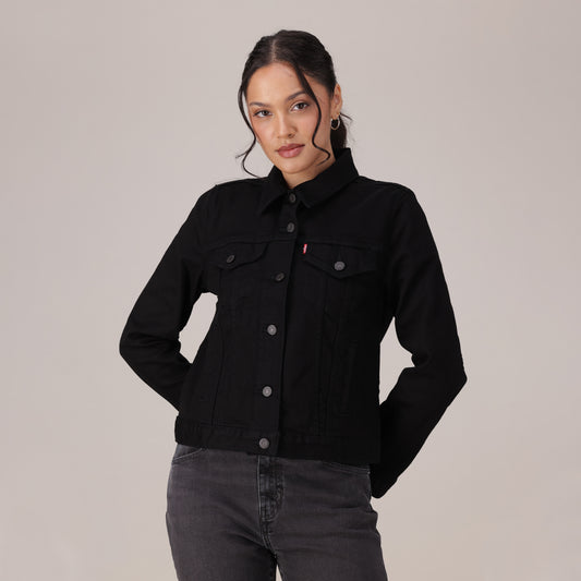 LEVI’S® WOMEN'S ORIGINAL TRUCKER JACKET - BLACK