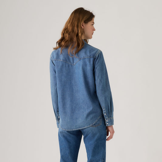 LEVI'S® WOMEN'S EVANS RELAXED WESTERN SHIRT - MULTI-COLOR