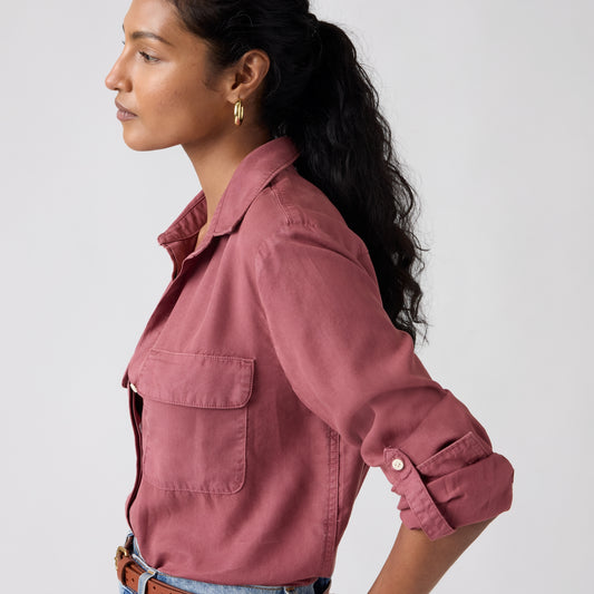 LEVI'S® WOMEN'S ELAINE UTILITY SHIRT - PINK