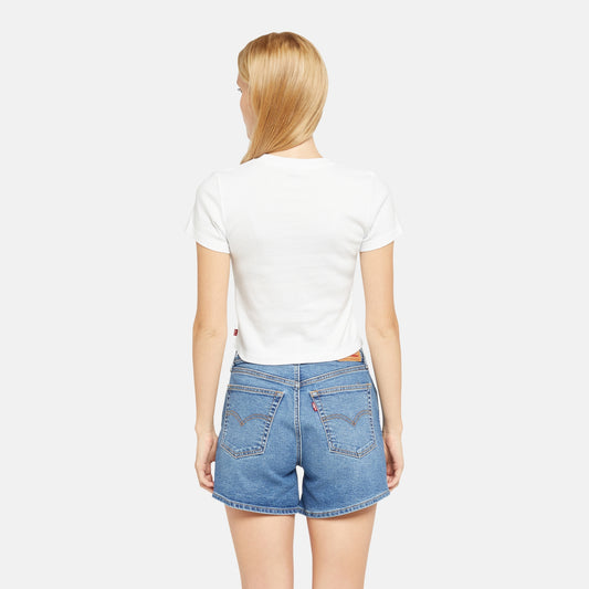 LEVI'S® WOMEN'S GRAPHIC ESSENTIAL SPORTY TEE - WHITE