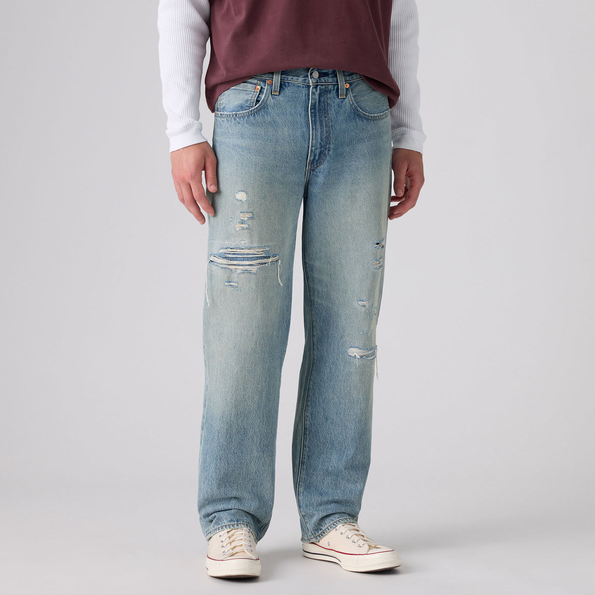 LEVI’S® MEN'S 568™ LOOSE STRAIGHT JEANS - LIGHT WASH