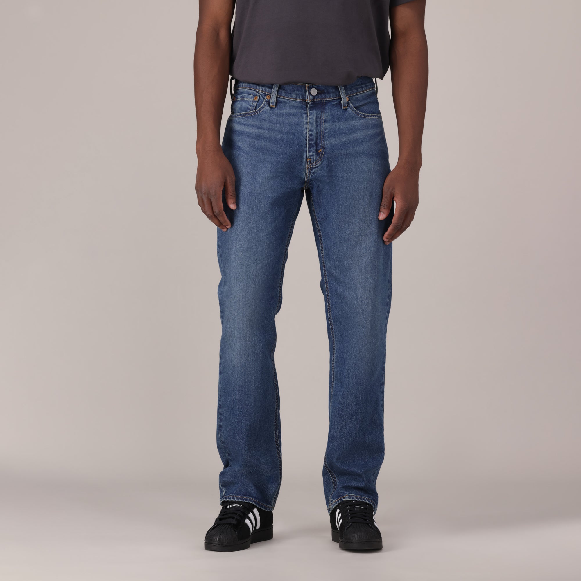 LEVI'S® MEN'S 541™ ATHLETIC TAPER JEANS - MED INDIGO - WORN IN