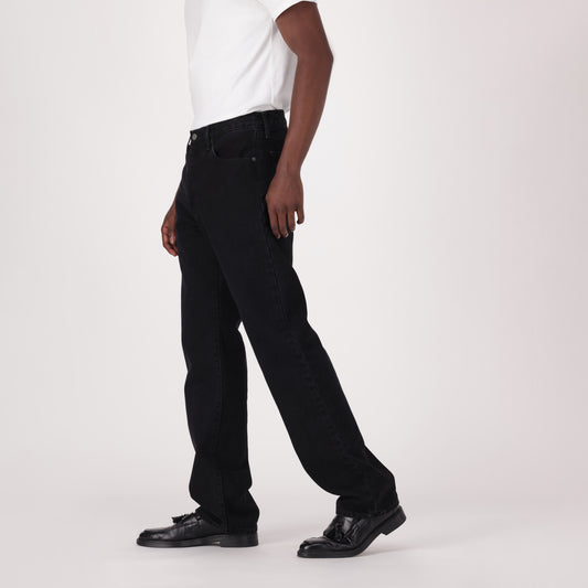 LEVI'S® MEN'S 555™ RELAXED STRAIGHT JEANS - BLACK