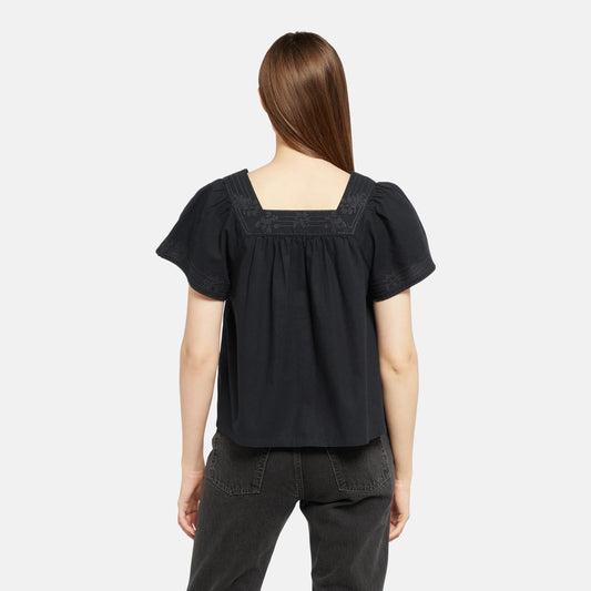 LEVI'S® WOMEN'S AMBRE BABYDOLL TANK - BLACK