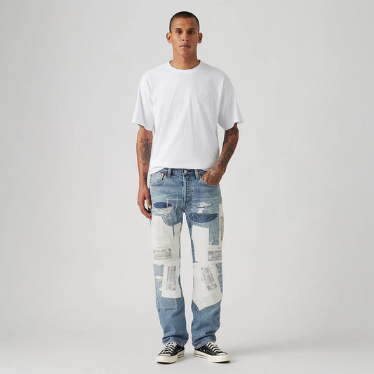 LEVI'S® MEN'S 501® ORIGINAL SELVEDGE JEANS - MEDIUM WASH