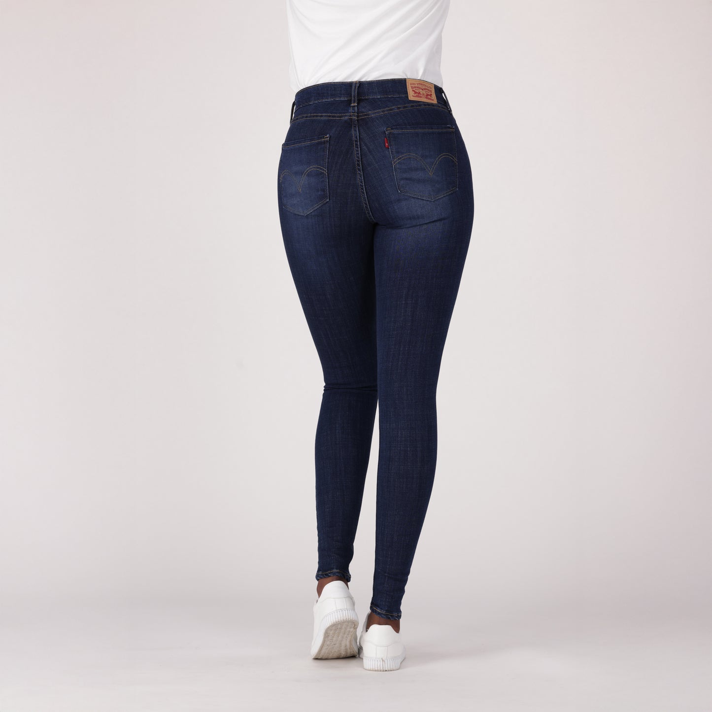 LEVI'S® WOMEN'S CURVY SUPER SKINNY - DARK INDIGO - WORN IN