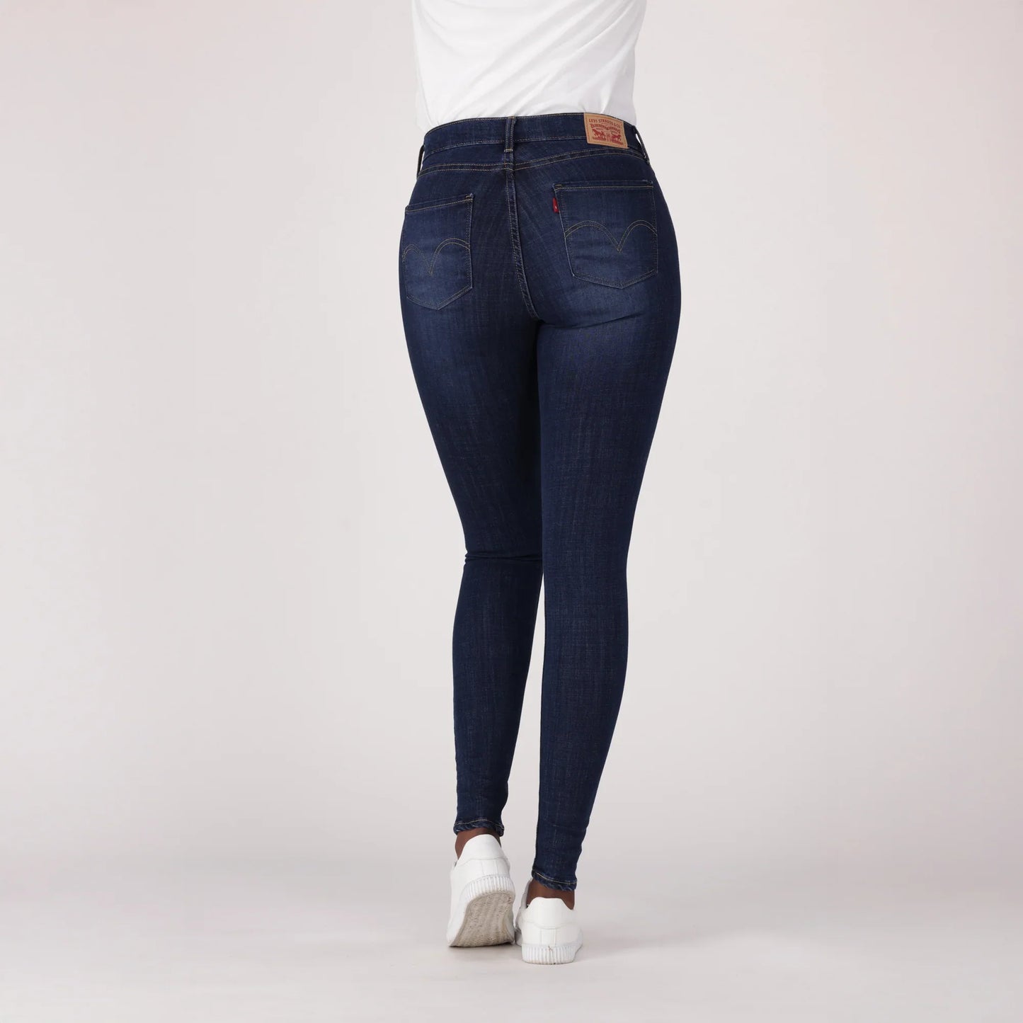 LEVI'S® WOMEN'S CURVY SUPER SKINNY - DARK INDIGO - WORN IN