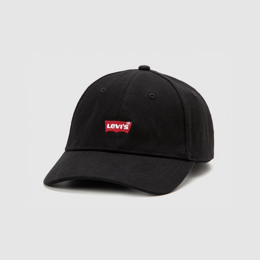 LEVI'S® FLEXFIT® HOUSEMARK LOGO CAP - BLACK