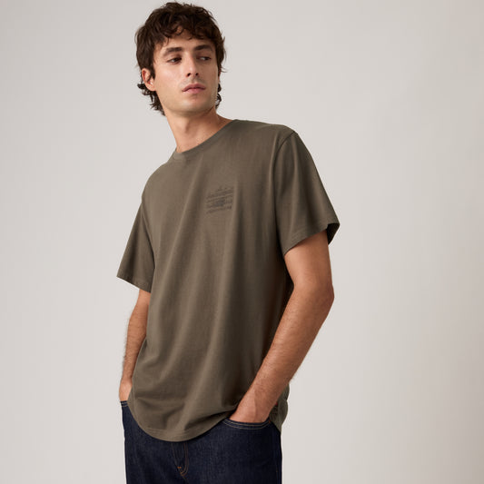 LEVI'S® MEN'S RELAXED SHORT-SLEEVE GRAPHIC T-SHIRT - MED INDIGO - WORN IN