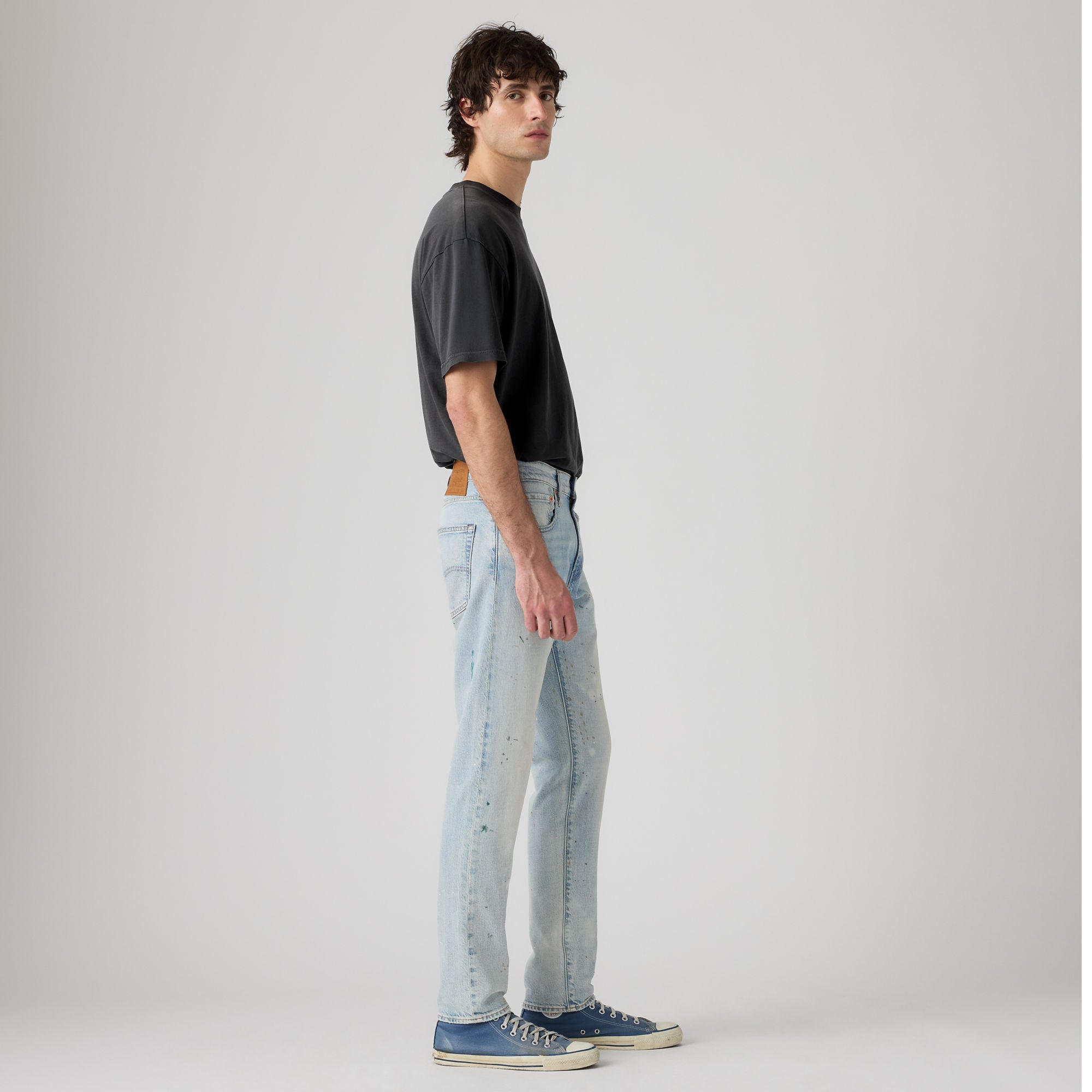 LEVI'S® MEN'S 512™ SLIM TAPER JEANS - LIGHT INDIGO - WORN IN