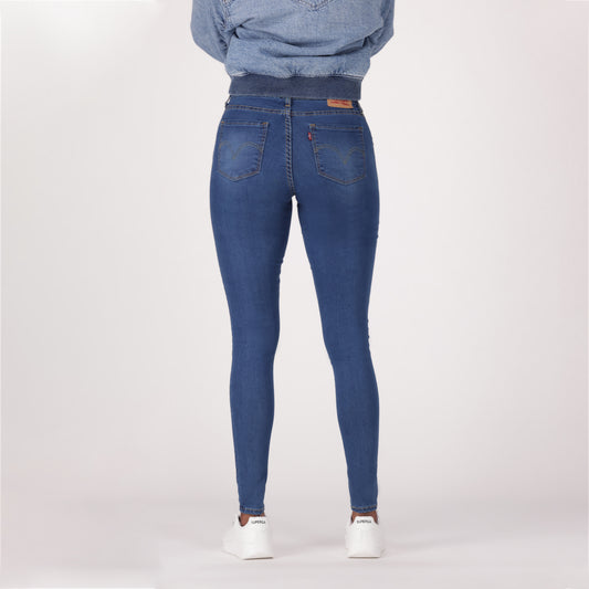 LEVI'S® WOMEN'S CURVY SUPER SKINNY - DARK INDIGO WORN IN