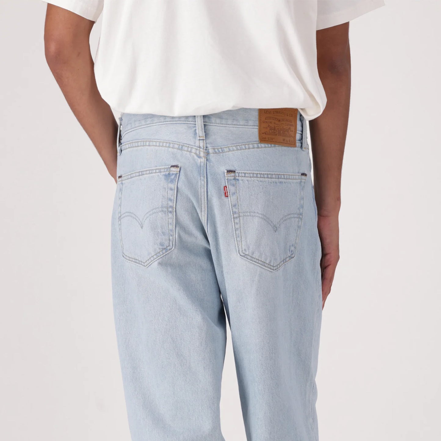 LEVI'S® MEN’S 578™ BAGGY JEANS - LIGHT INDIGO - WORN IN