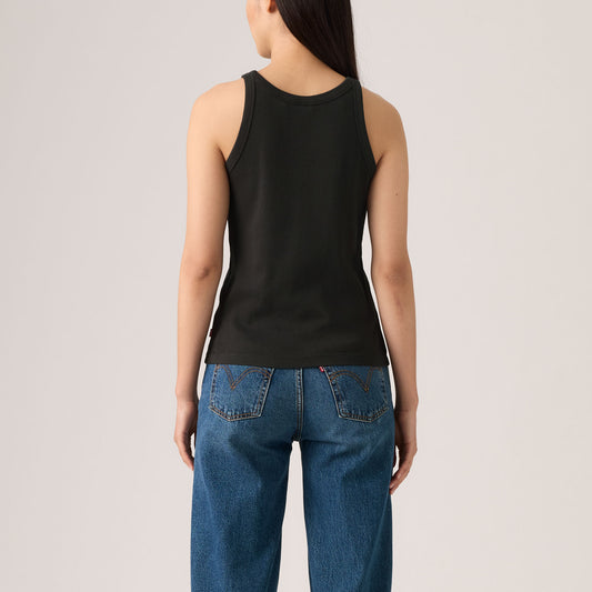 LEVI'S® WOMEN'S ESSENTIAL RACER TANK - BLACK