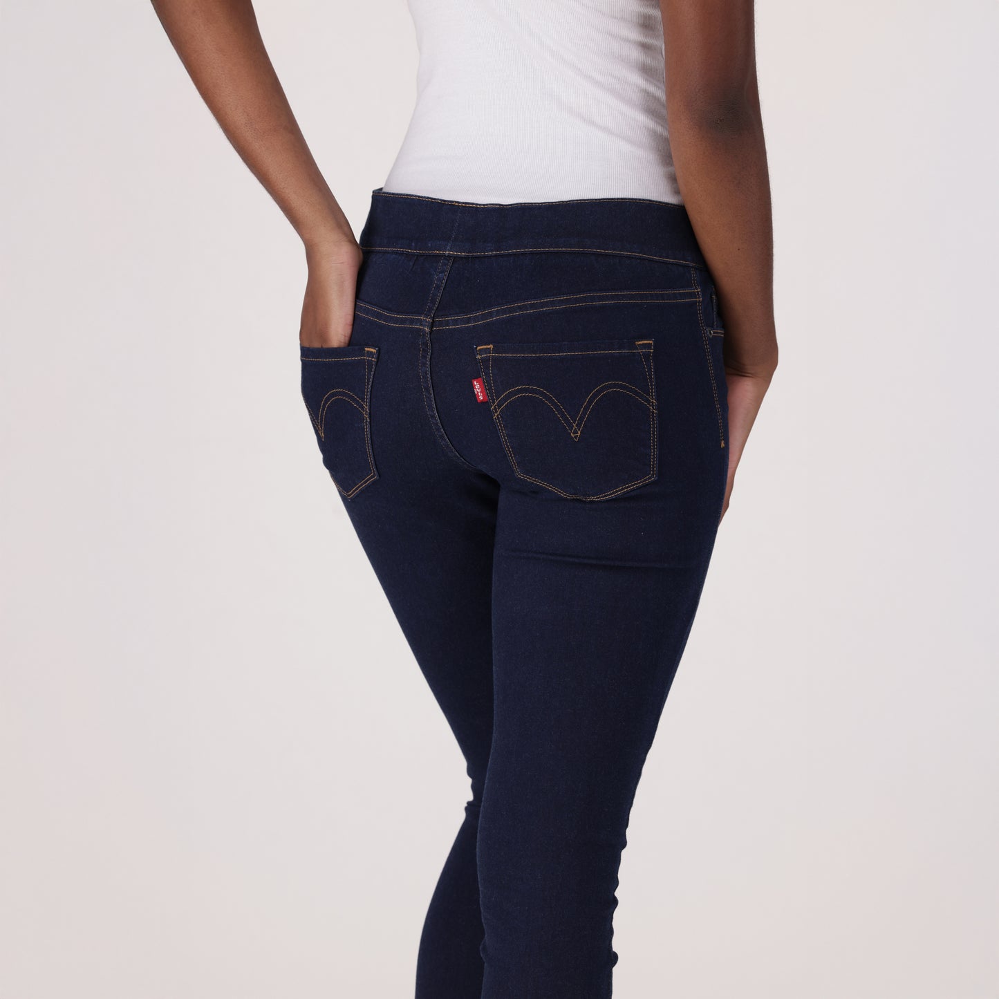 LEVI'S® WOMEN'S JEGGINGS - DARK INDIGO - FLAT FINISH