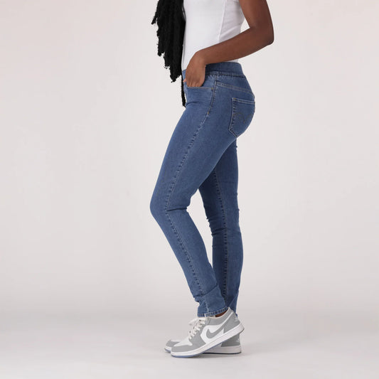 LEVI'S® WOMEN'S JEGGINGS - MED INDIGO - FLAT FINISH