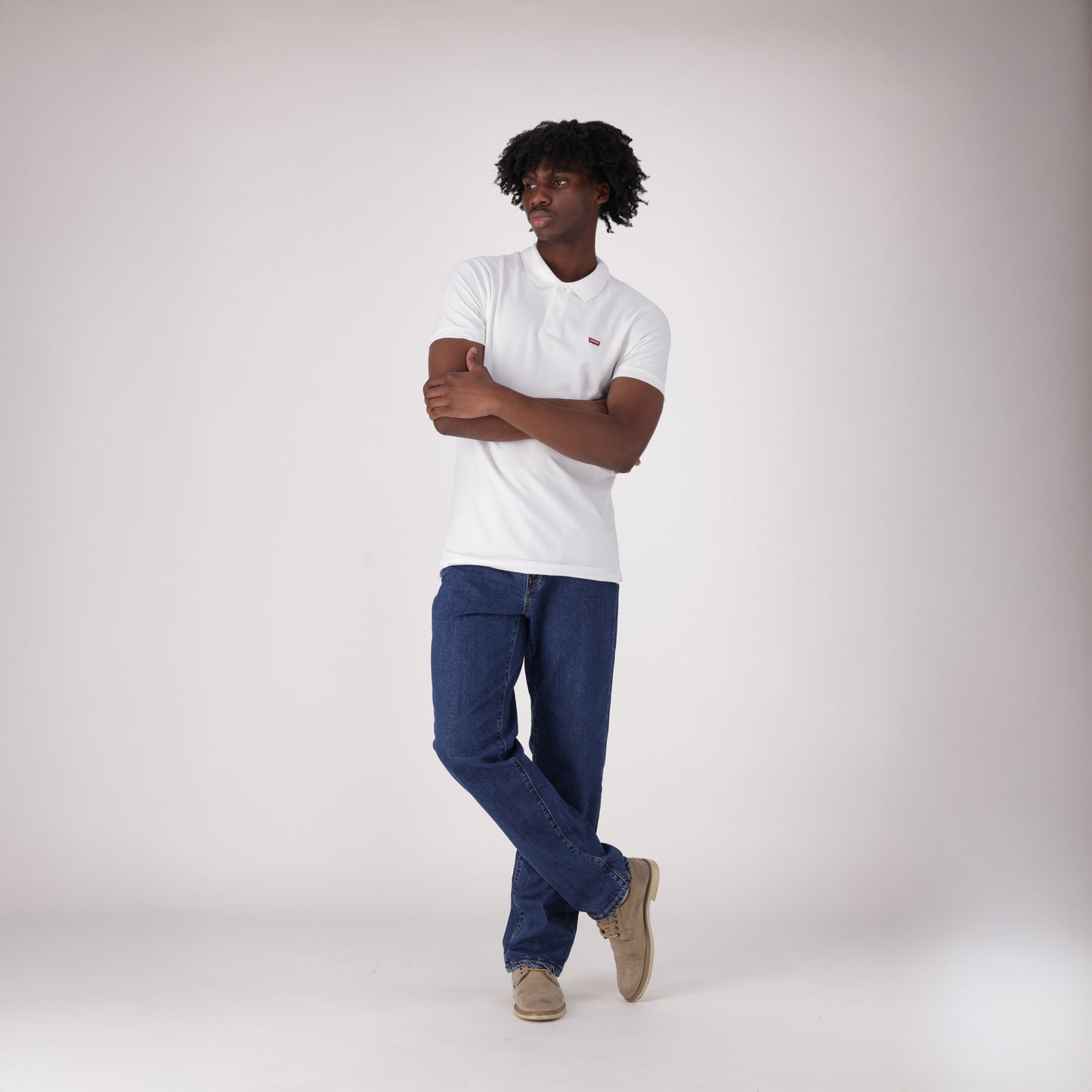 LEVI'S® MEN’S SLIM HOUSEMARK POLO SHIRT - BLUE
