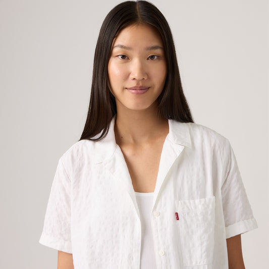 LEVI'S® WOMEN'S BENNIE CAMP SHIRT - MULTI COLOUR