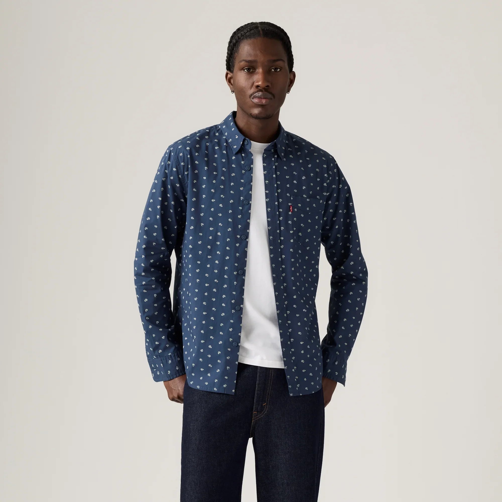 LEVI'S® MEN'S CLASSIC POCKET STANDARD FIT SHIRT - MULTI COLOUR