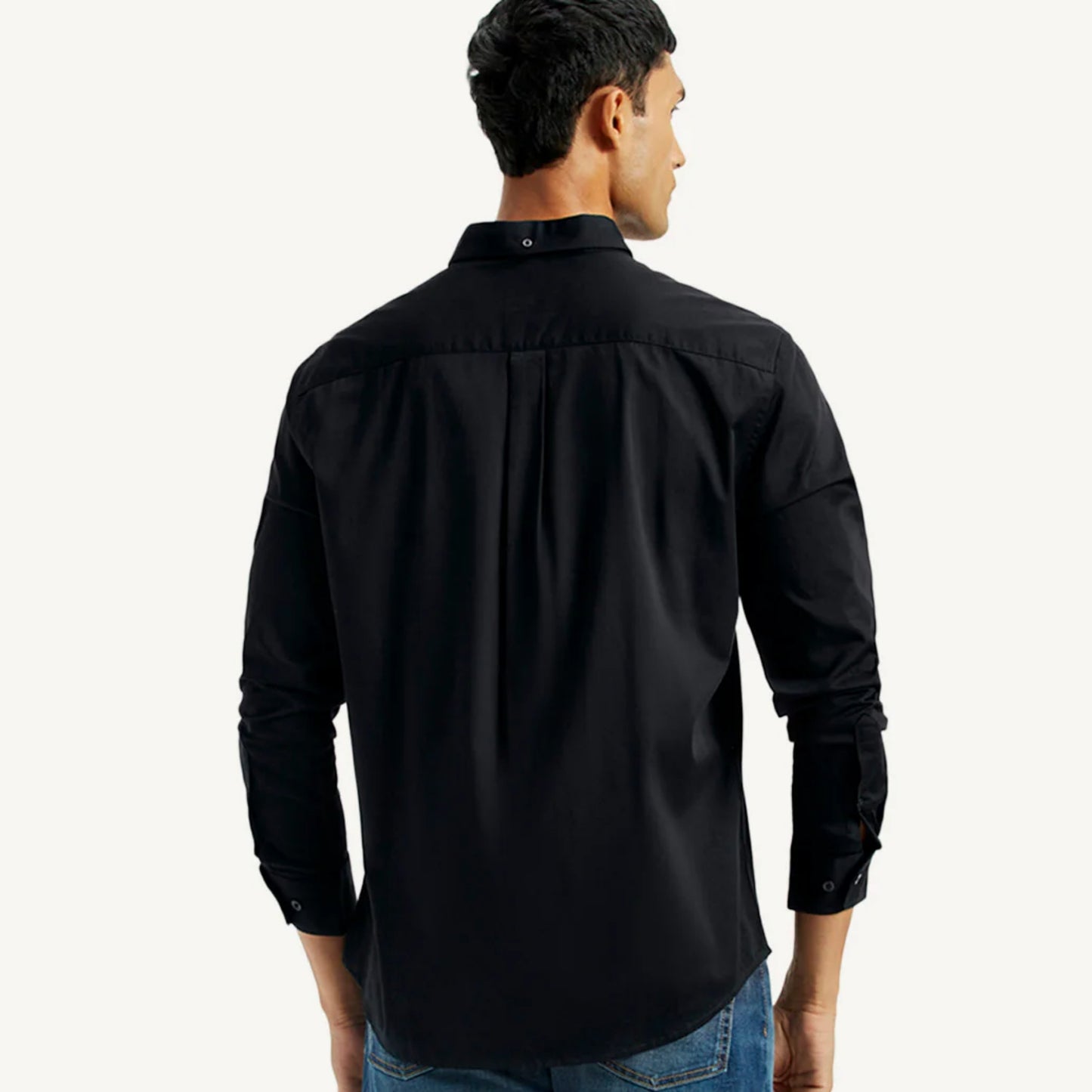 LEVI'S® MEN'S SOLID SLIM FIT SHIRT - BLACK