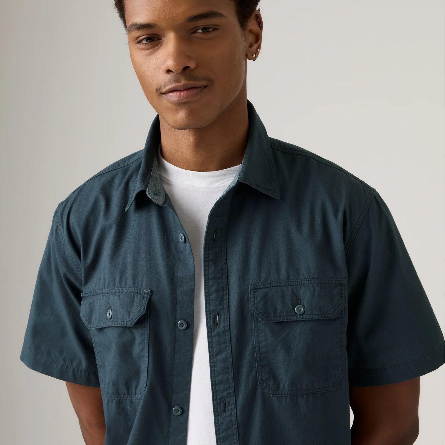 LEVI'S® MEN'S SHORT-SLEEVE DALTON WORKWEAR SHIRT - MULTI COLOUR