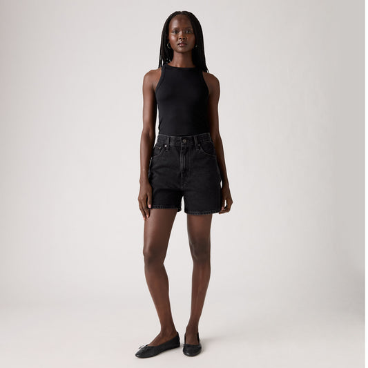 LEVI'S® WOMEN'S CINCH MID-THIGH SHORTS - BLACK