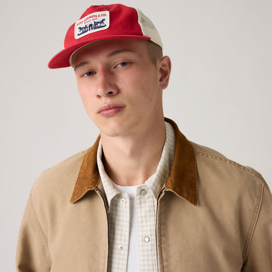 LEVI'S® MEN'S PRESIDIO TRUCKER CAP - REDS