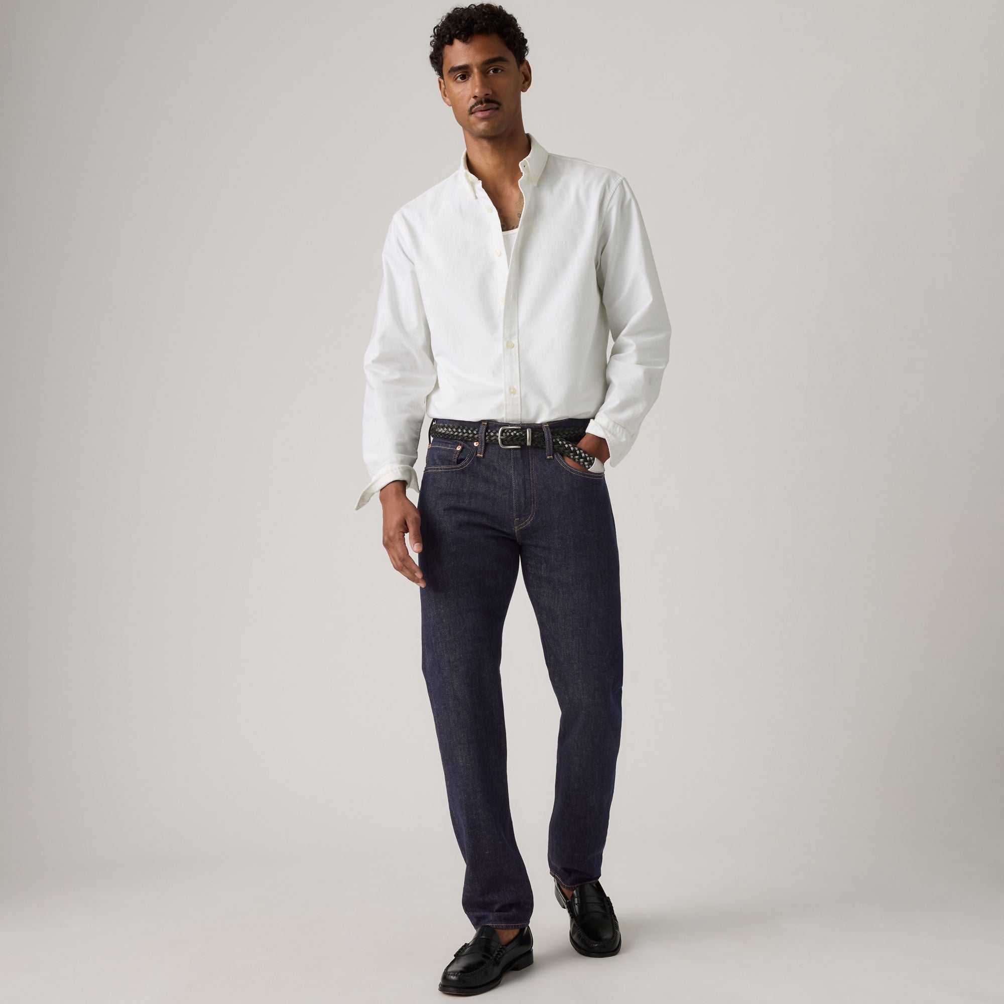 LEVI'S® MEN'S 502™ TAPER JEANS - DARK INDIGO - FLAT FINISH