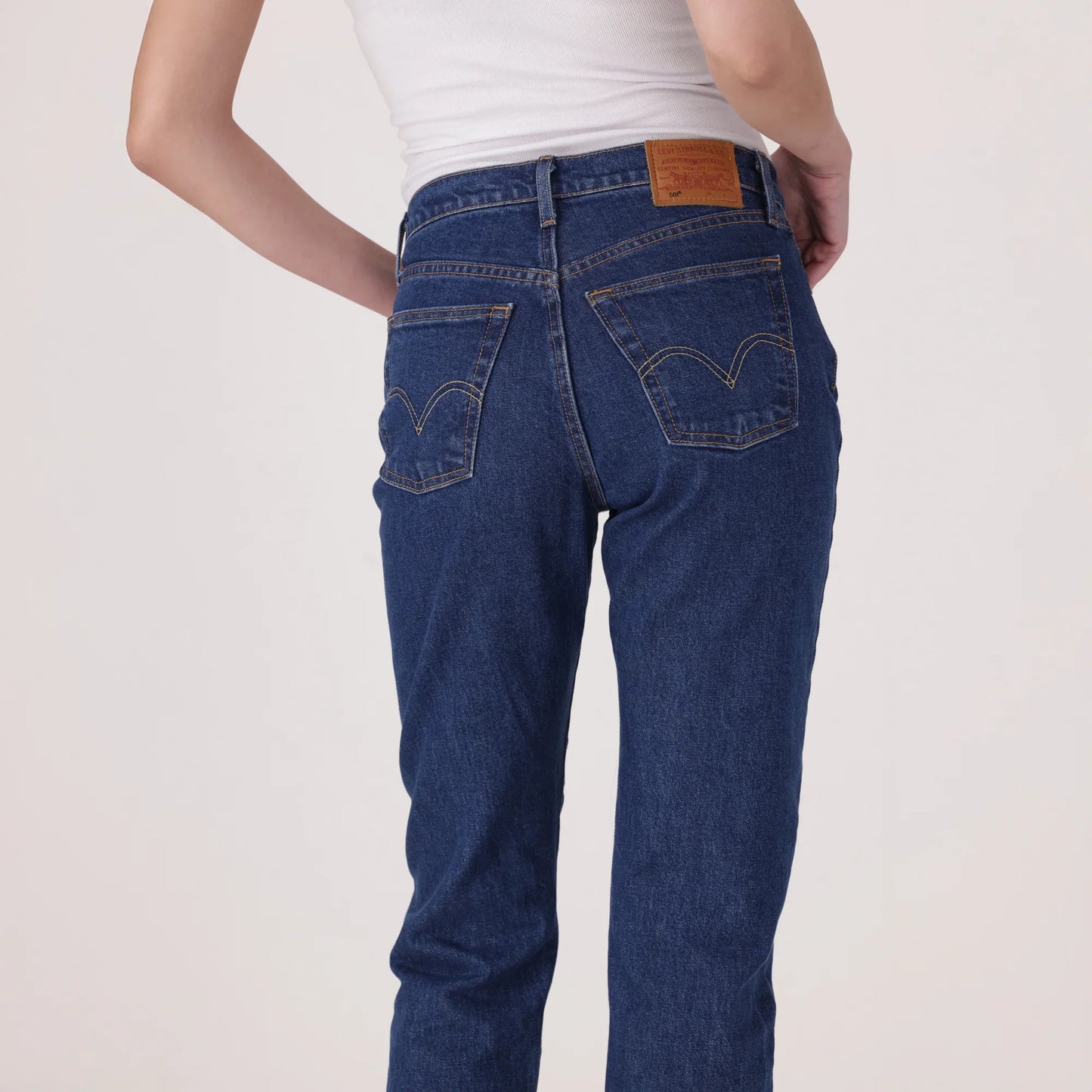 LEVI'S® WOMEN'S 501® ORIGINAL JEANS - DARK INDIGO - FLAT FINISH