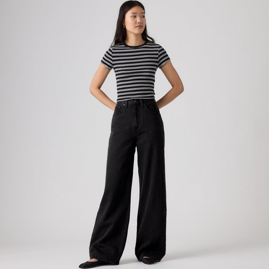 LEVI'S® WOMEN'S CINCH BAGGY JEANS - BLACK