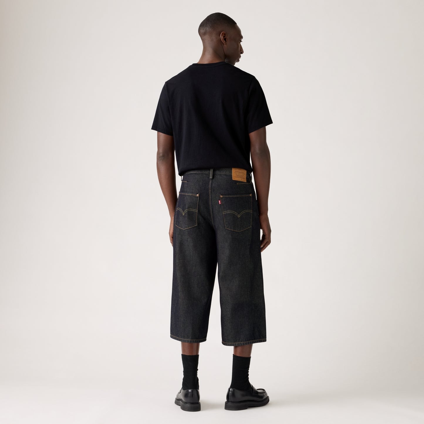 LEVI'S® MEN'S TWISTED BAGGY CAPRIS - DARK INDIGO - FLAT FINISH