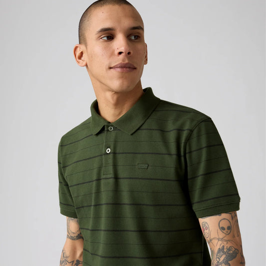 LEVI'S® MEN’S SLIM HOUSEMARK POLO SHIRT - GREEN