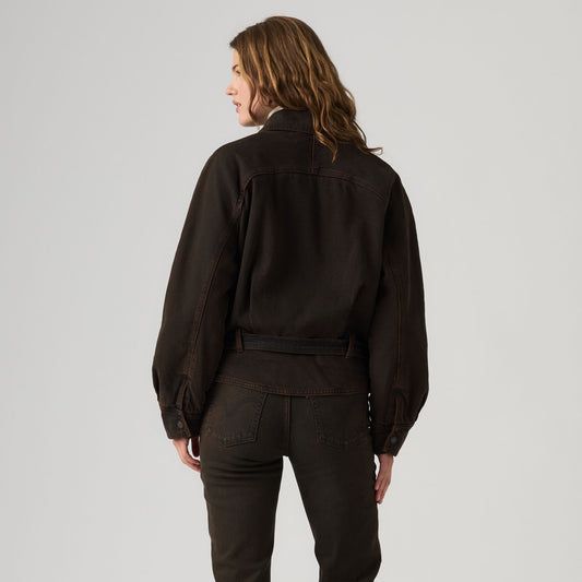 LEVI'S® WOMEN'S 80'S BOMBER JACKET - BROWN