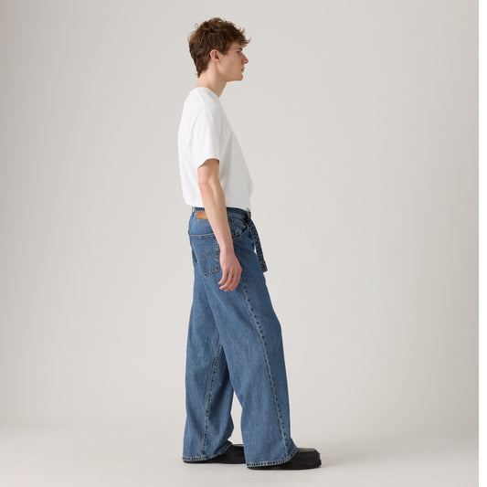 LEVI'S® MEN'S TWISTED BAGGY WIDE JEANS - MED INDIGO - WORN IN