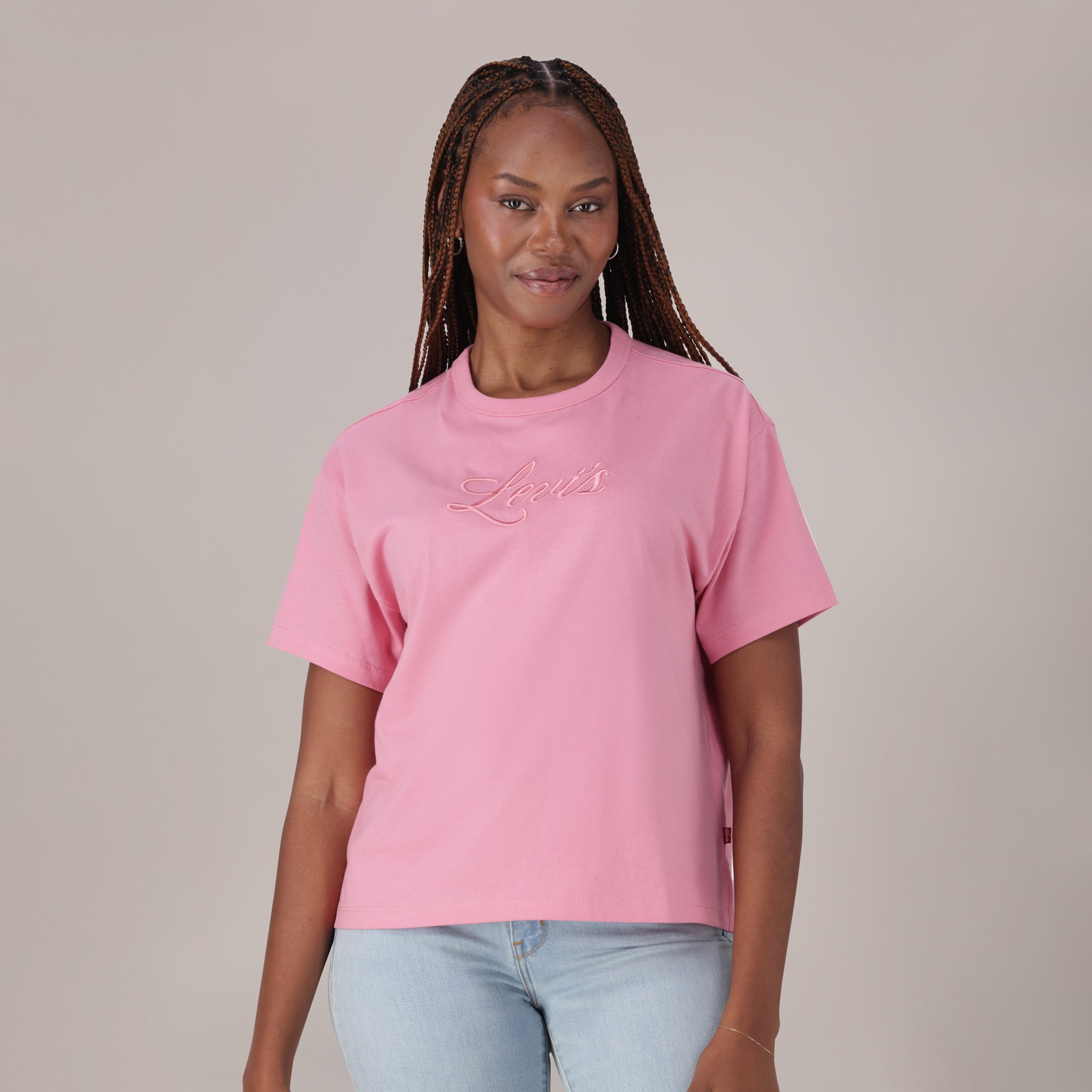 LEVI'S® WOMEN'S GRAPHIC VINTAGE SHORT-SLEEVE TEE - PINK