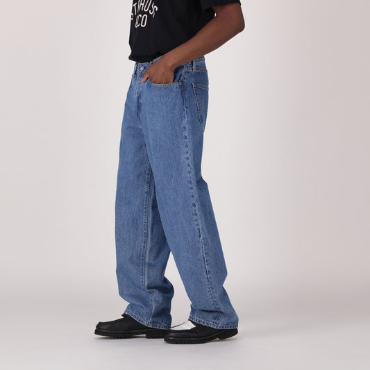 LEVI'S® MEN’S 578™ BAGGY JEANS - MED INDIGO - WORN IN