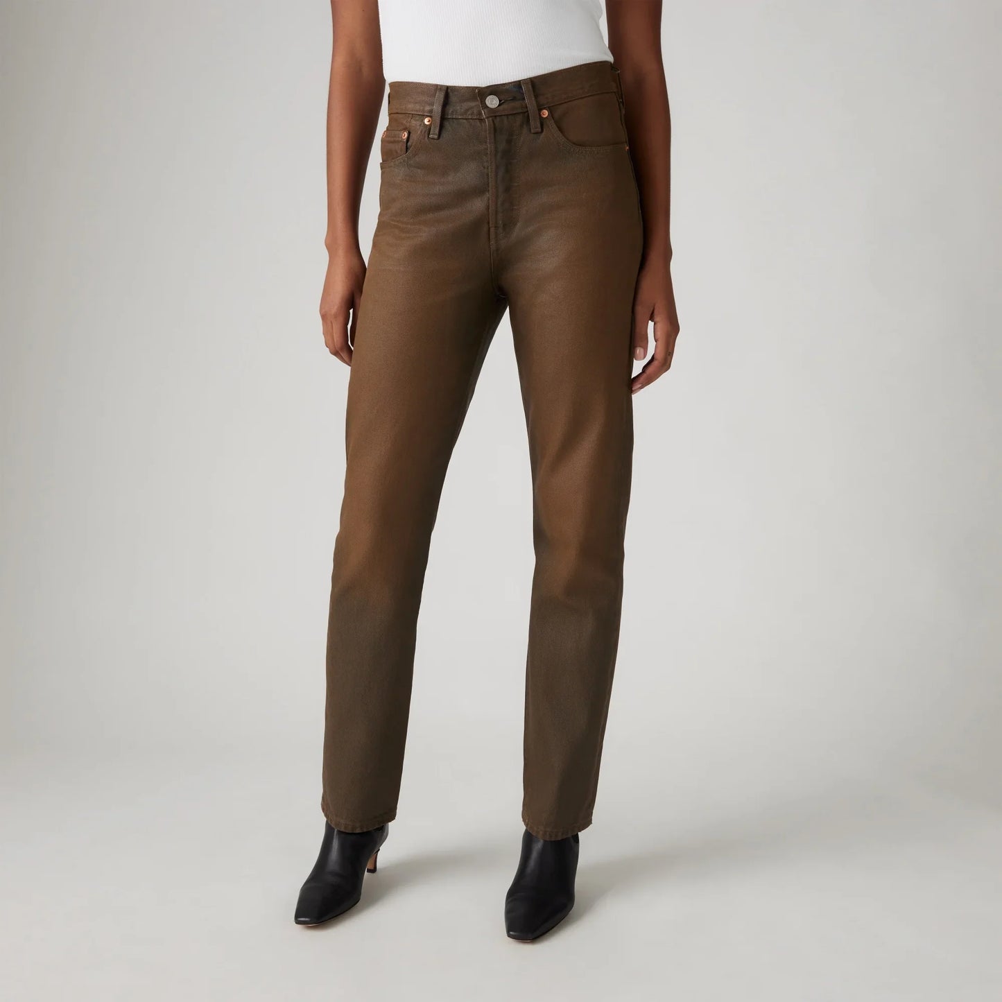 LEVI'S® WOMEN'S 501® ORIGINAL JEANS - BROWN